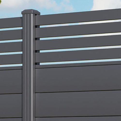 Milton Aluminium Fence Panel - with our aluminium posts