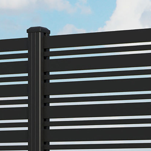 Albany Aluminium Fence Panel - with our aluminium posts