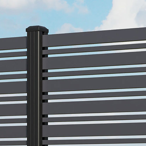Albany Aluminium Fence Panel - with our aluminium posts