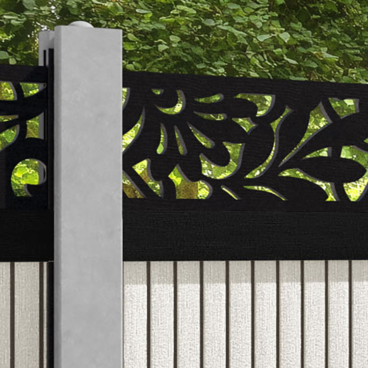 Virtis Heritage Fence Panel - Light Stone - for existing concrete posts