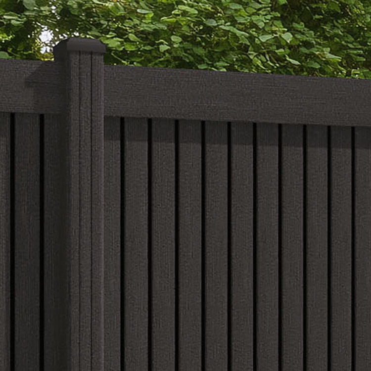 Virtis Fence Panel - Dark Oak - with our composite posts