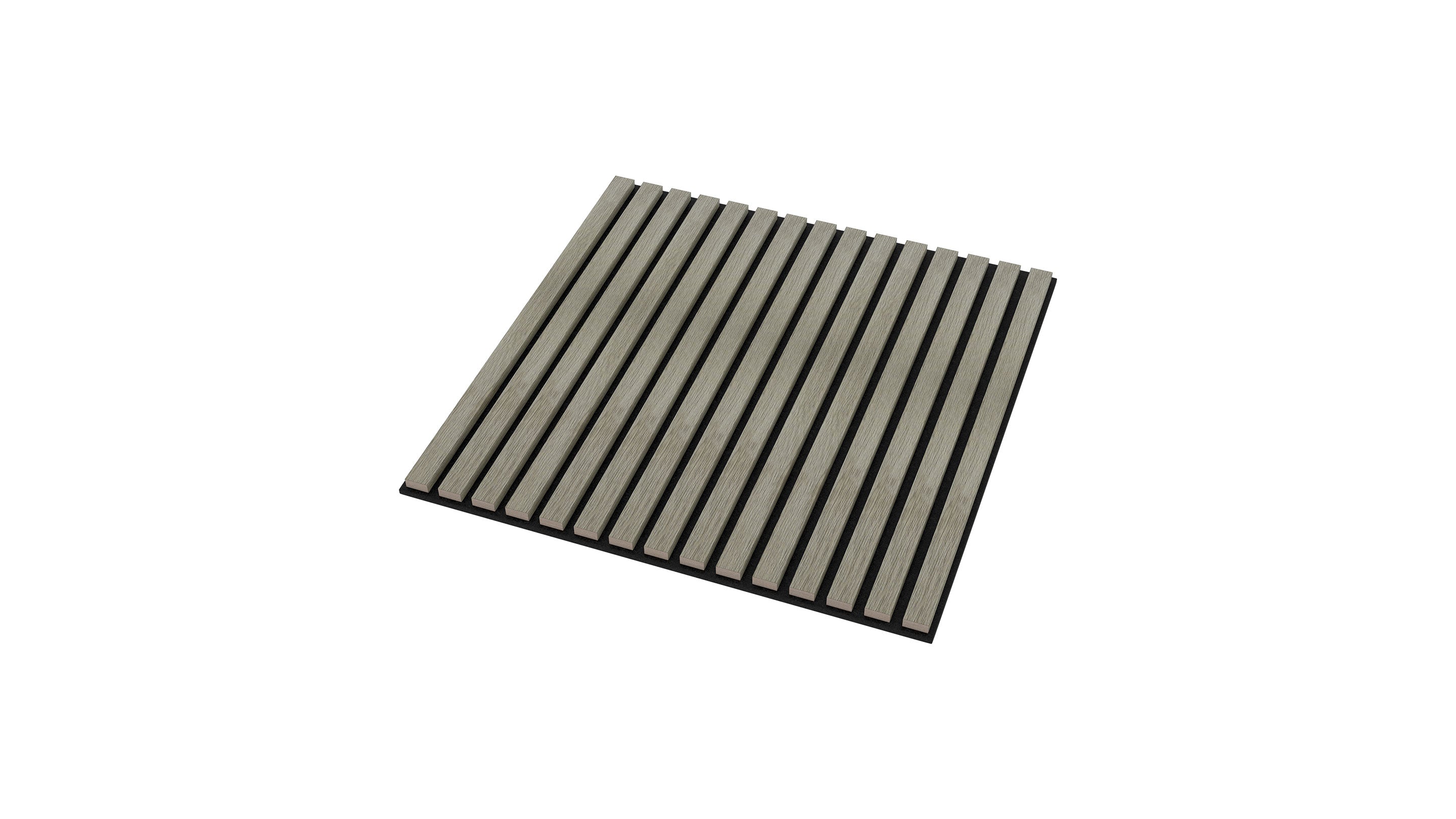 InsuSlat™ Wall Panel - Aged Oak - H60cm x W60cm (Pack of 4) = H240cm x W60cm