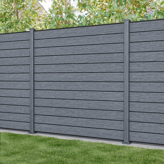 Fusion Fence Panel - Anthracite - with our composite posts