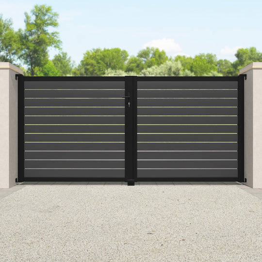 Avalon Aluminium Driveway Gate - Grey