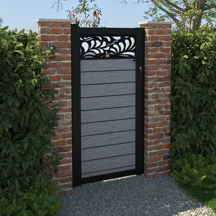 Fusion Petal Pedestrian Gate - Anthracite
