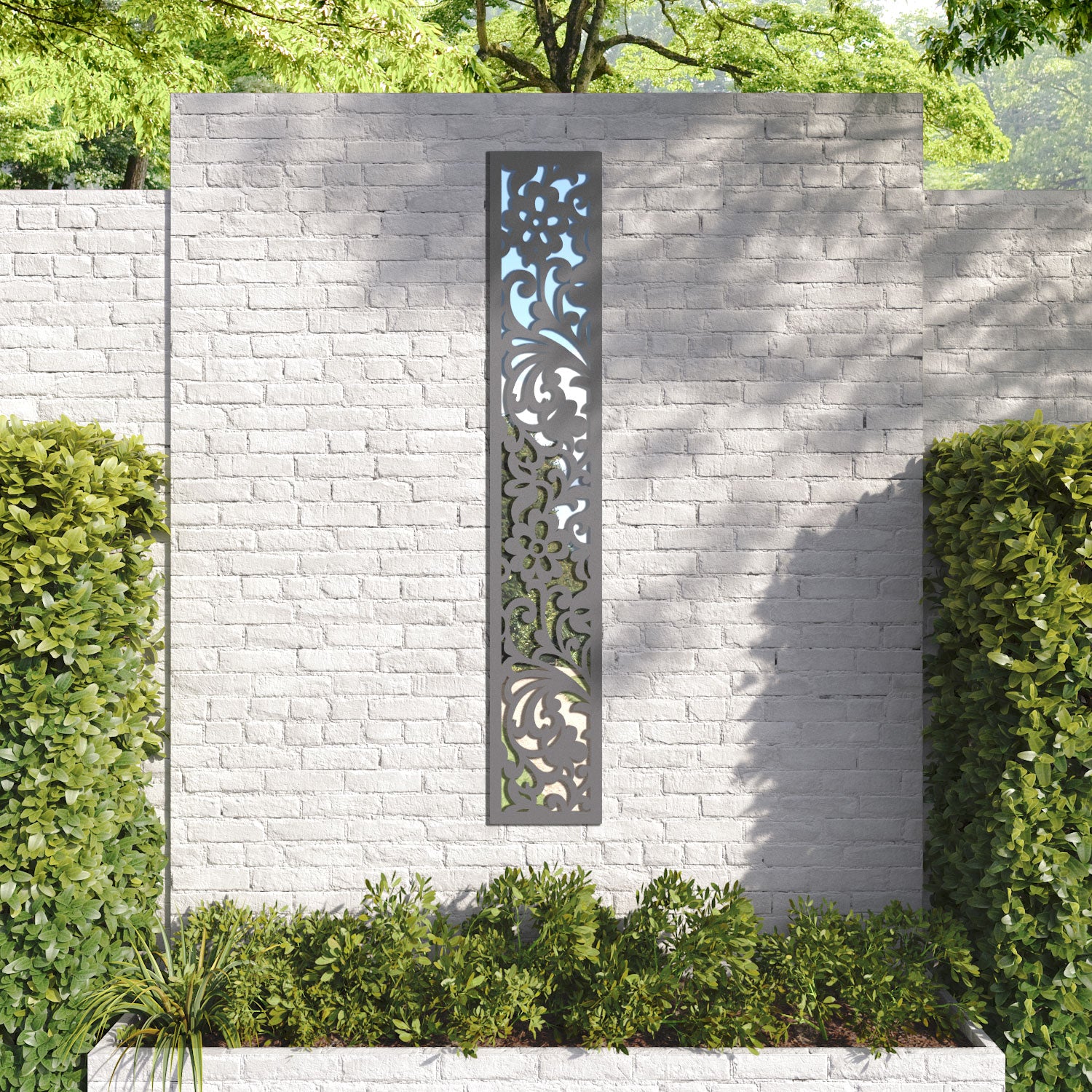 Eden outdoor decorative mirrored panel
