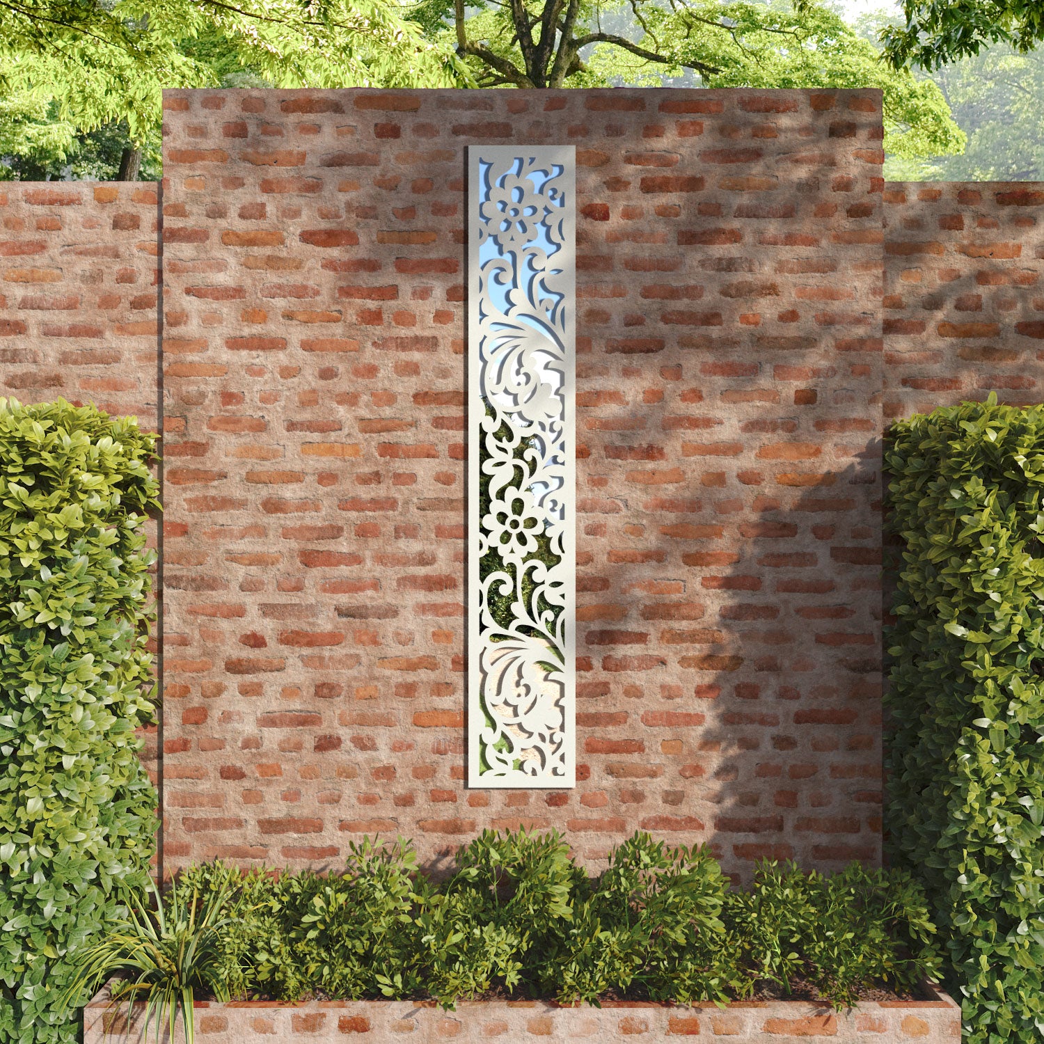 Eden outdoor decorative mirrored panel