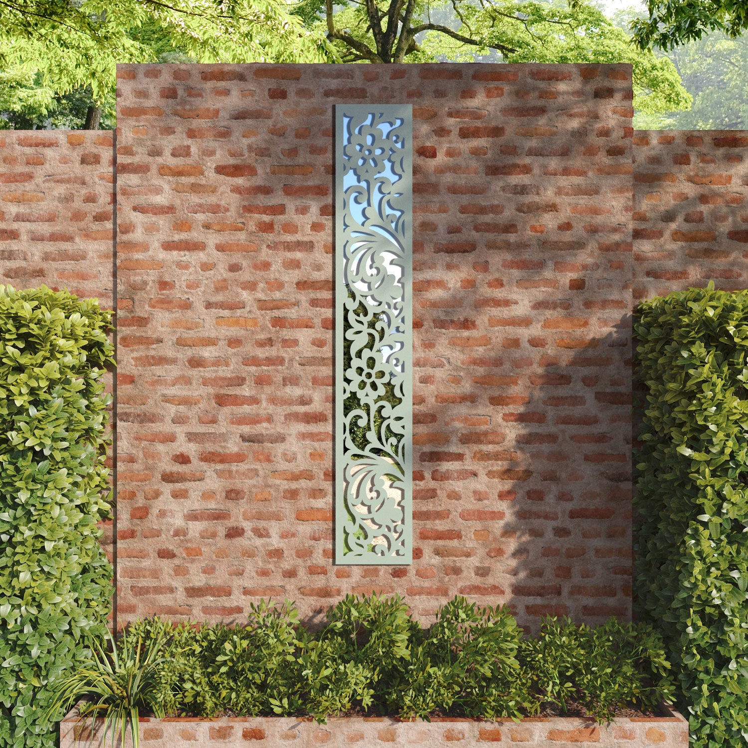 Eden outdoor decorative mirrored panel