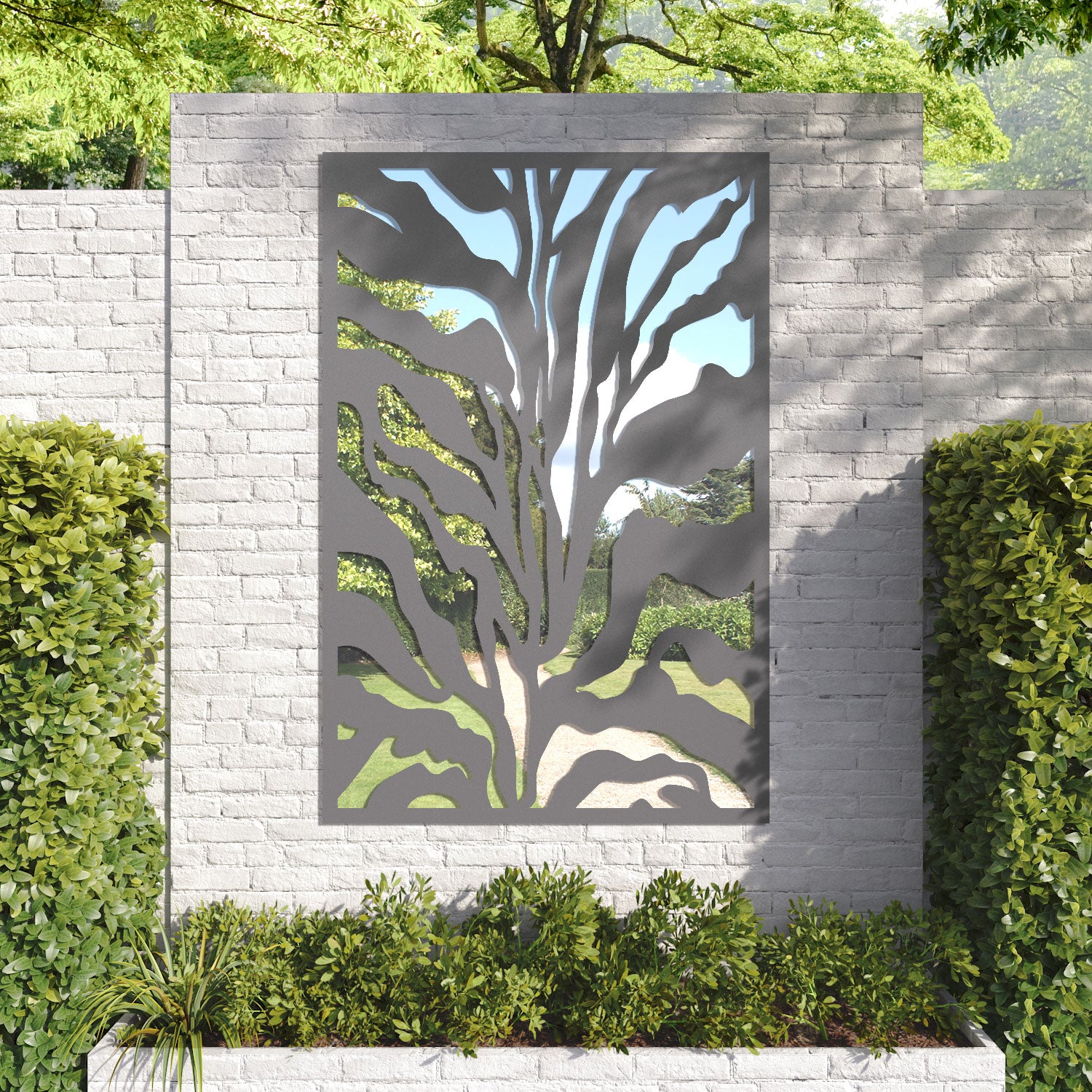 Malawi outdoor decorative mirrored panel