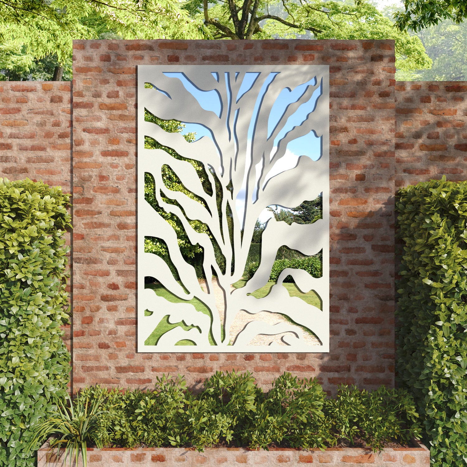 Malawi outdoor decorative mirrored panel