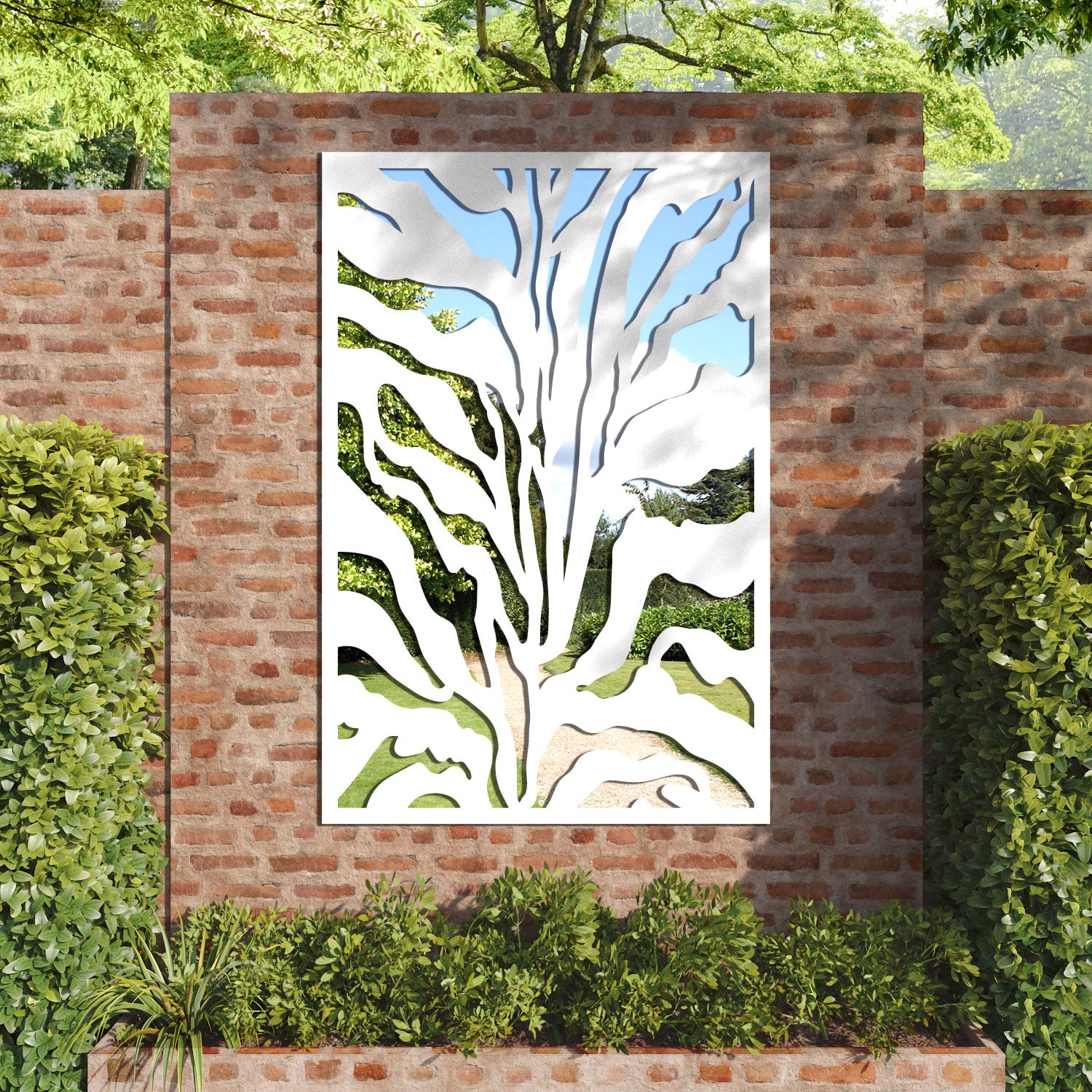 Malawi outdoor decorative mirrored panel