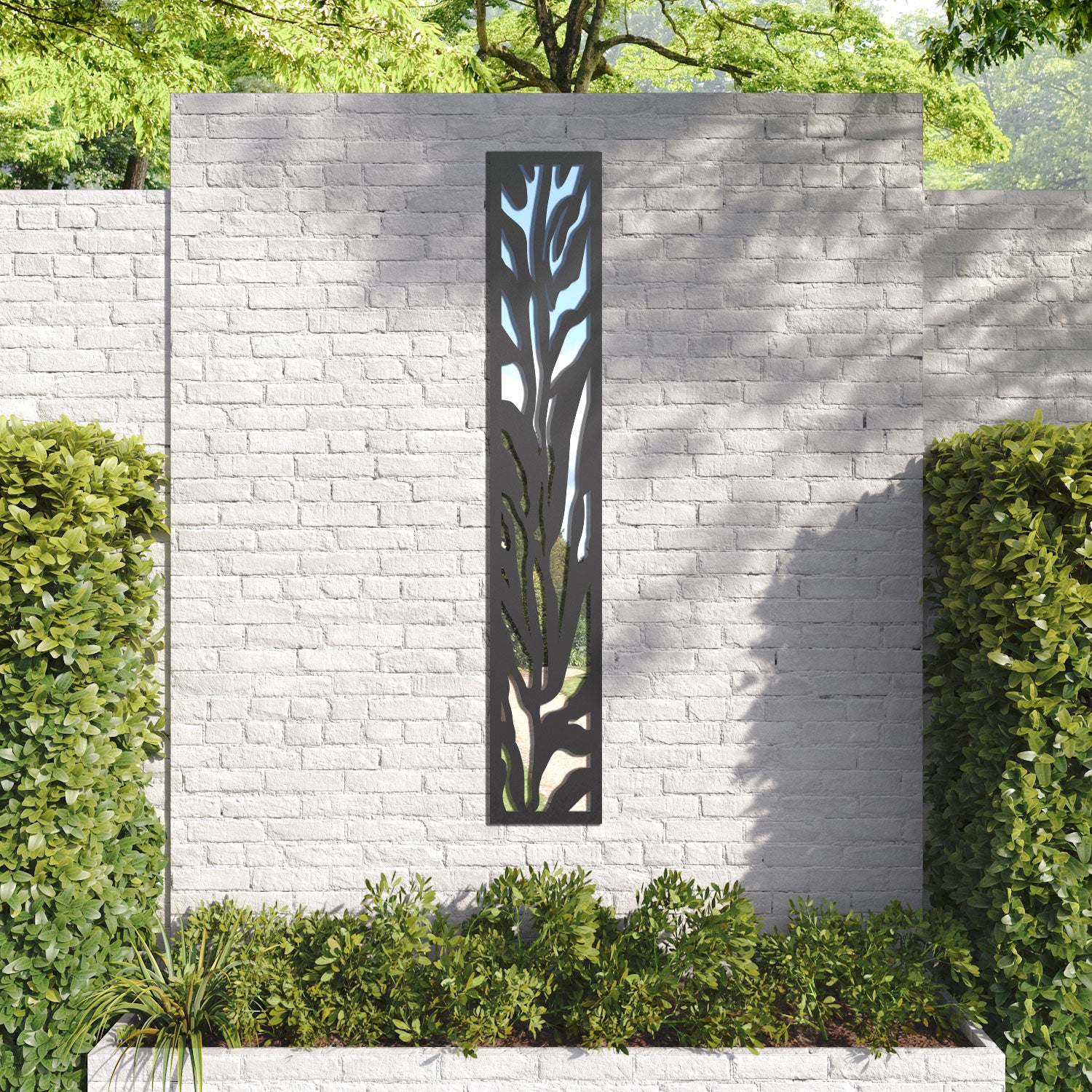 Malawi outdoor decorative mirrored panel