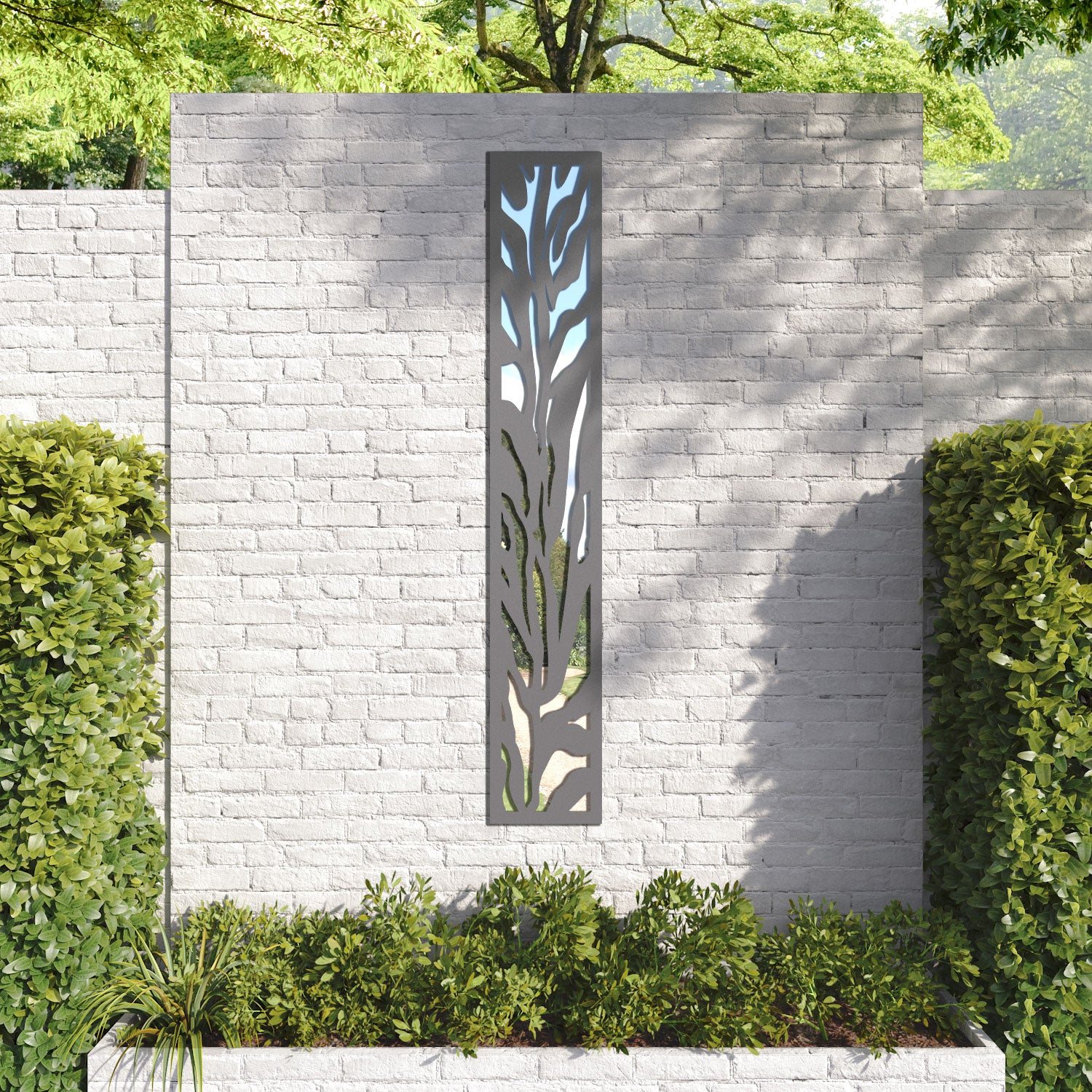 Malawi outdoor decorative mirrored panel