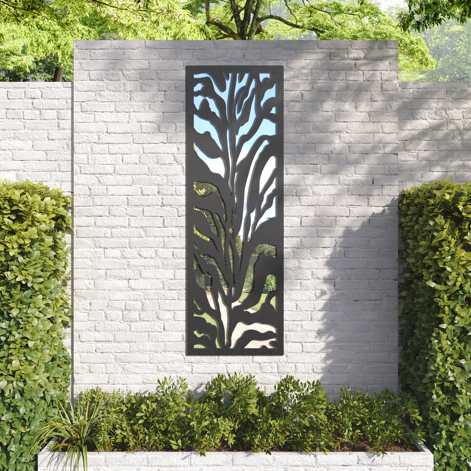 Malawi outdoor decorative mirrored panel