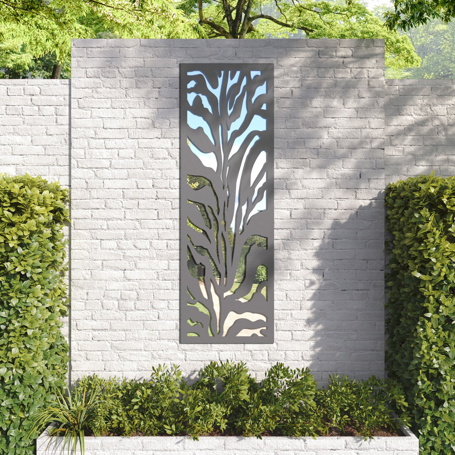 Malawi outdoor decorative mirrored panel
