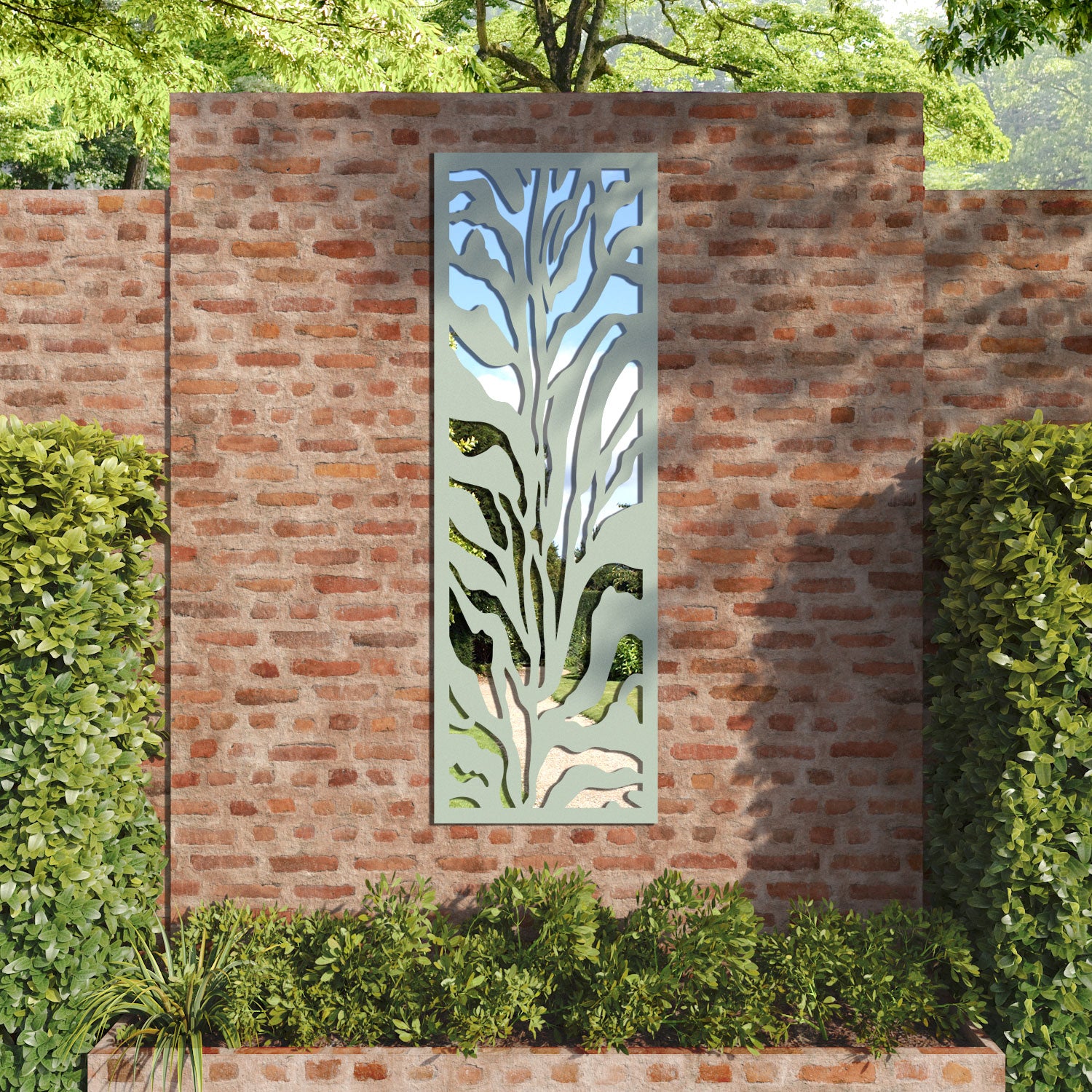 Malawi outdoor decorative mirrored panel