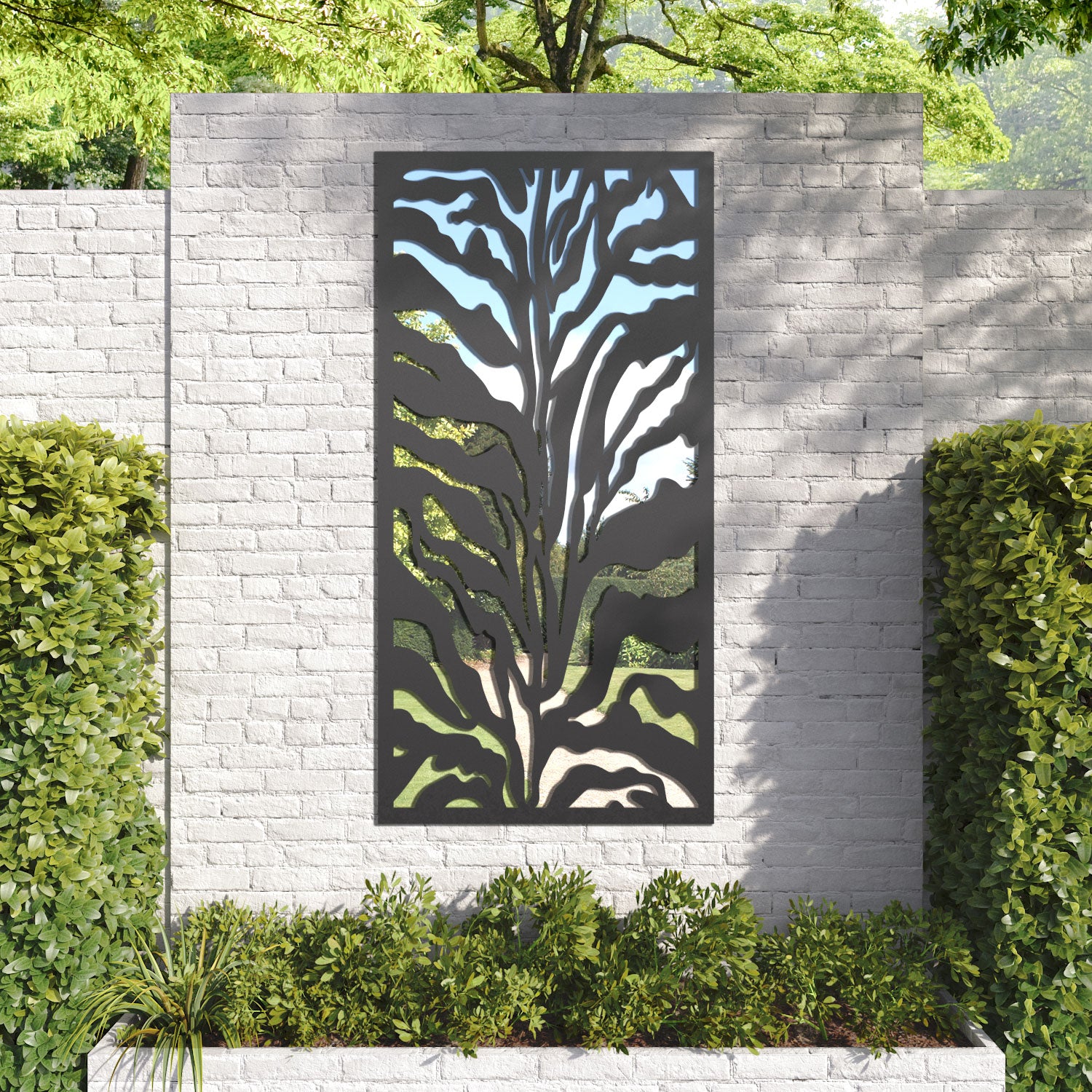 Malawi outdoor decorative mirrored panel