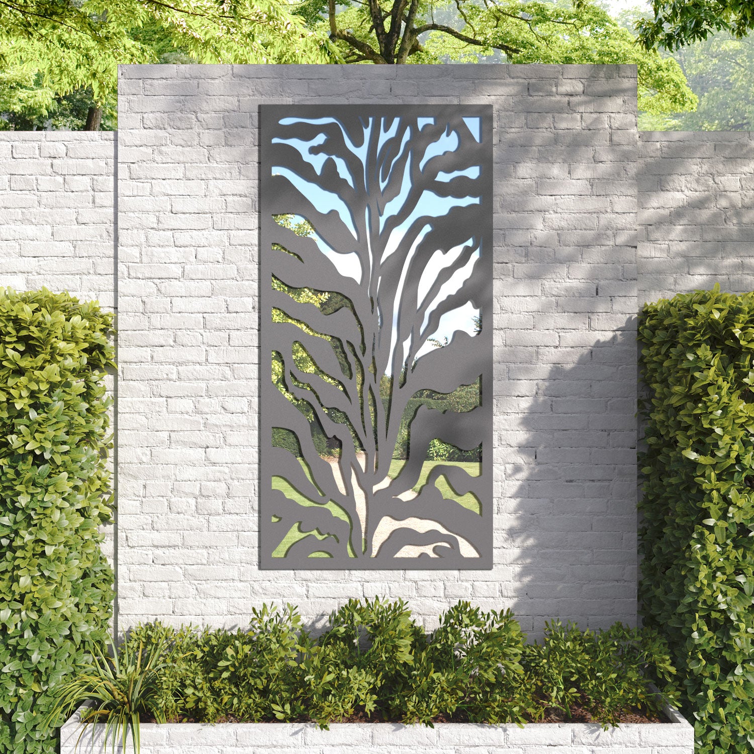 Malawi outdoor decorative mirrored panel