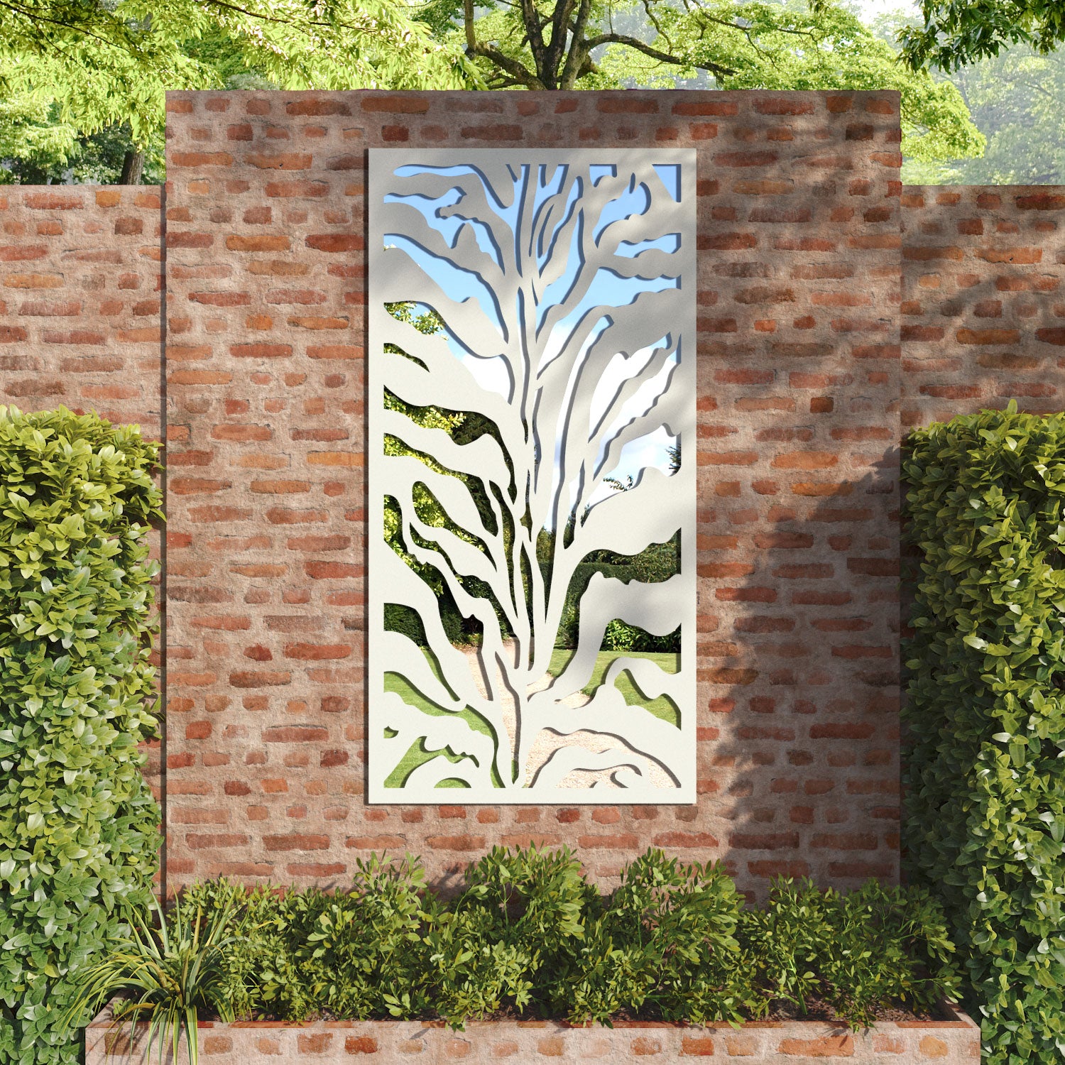Malawi outdoor decorative mirrored panel