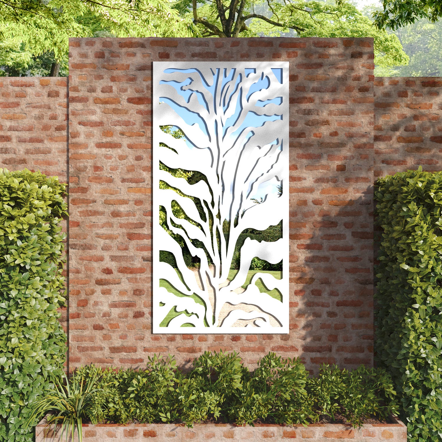 Malawi outdoor decorative mirrored panel