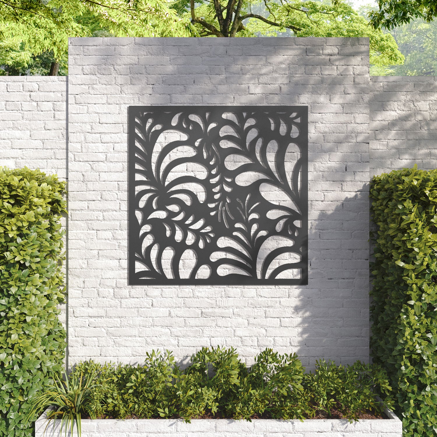 Petal decorative panel