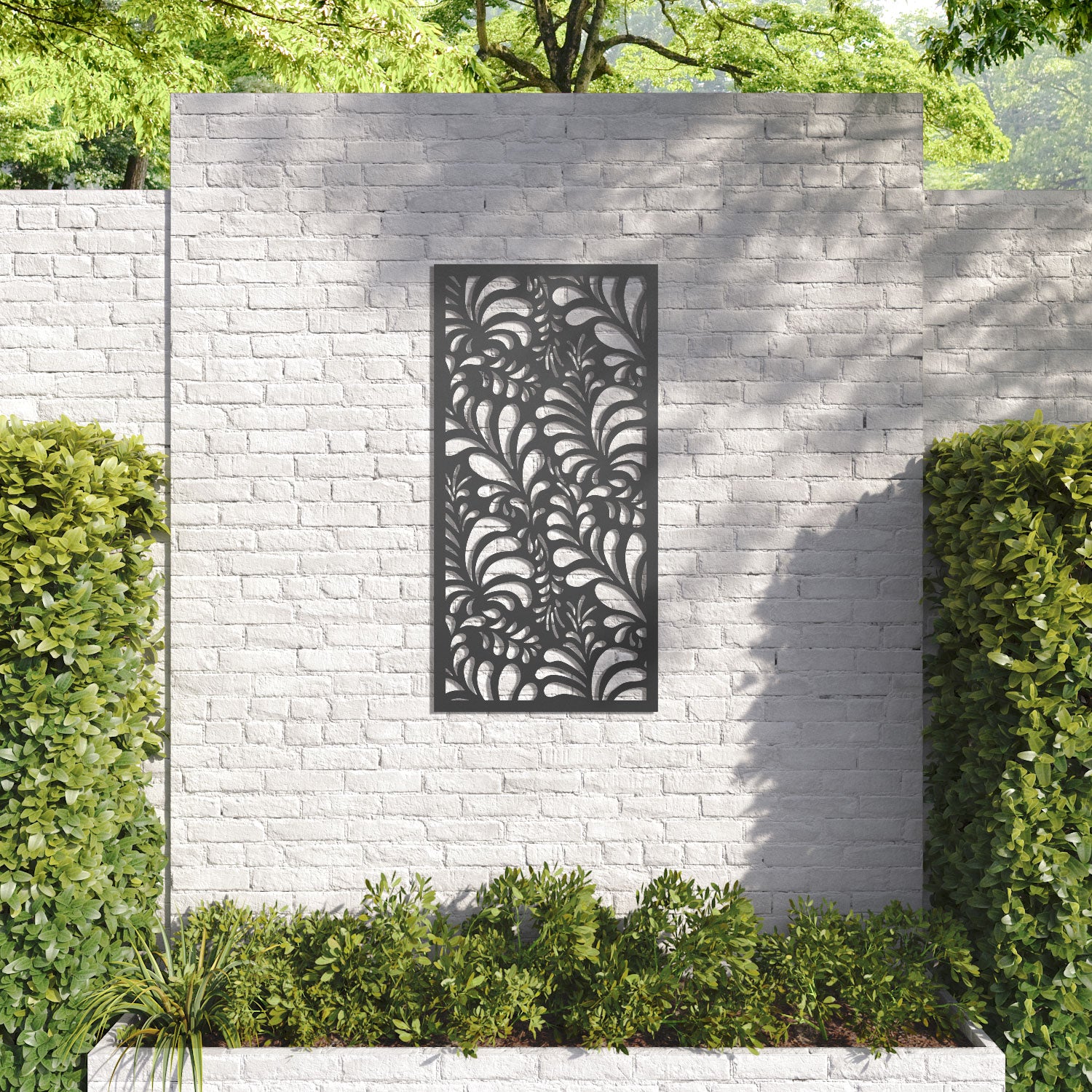 Petal decorative panel