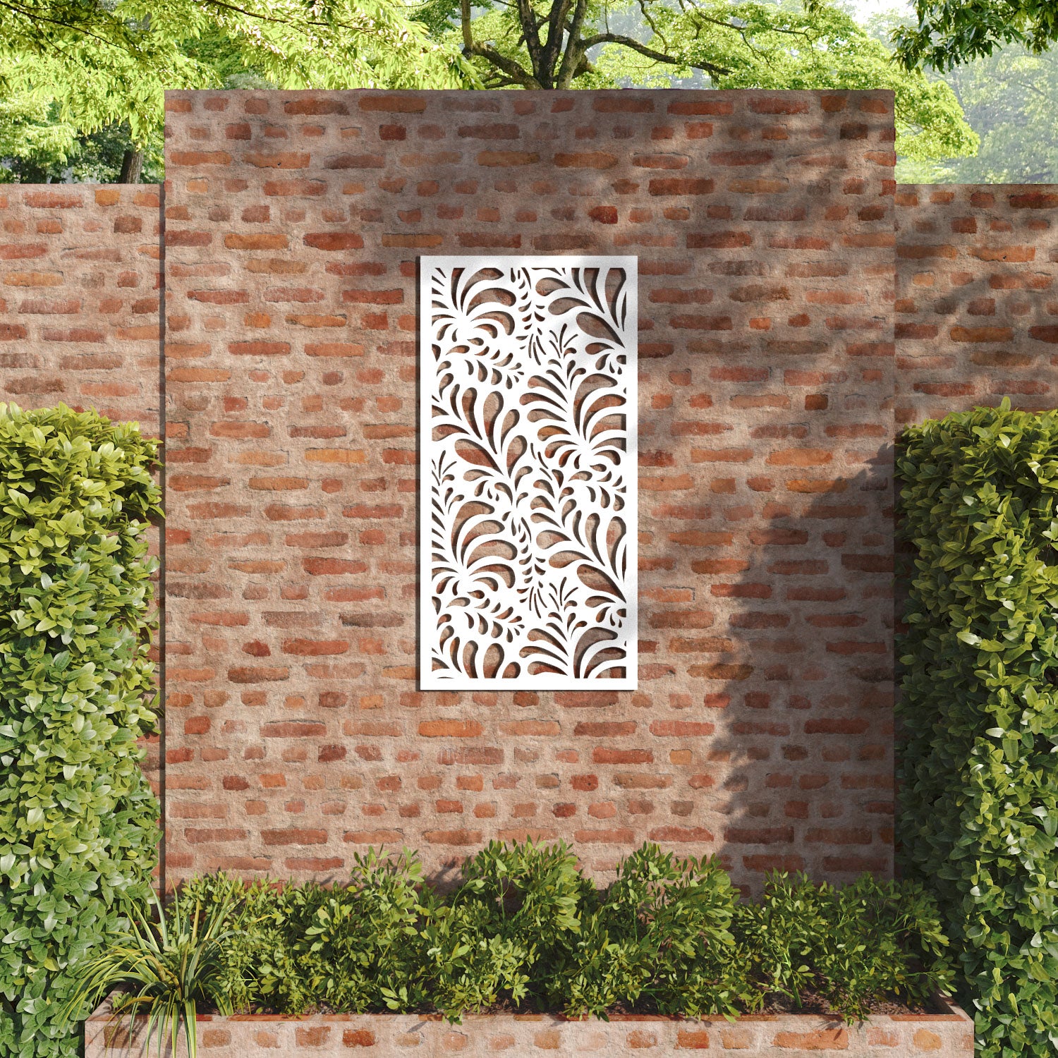 Petal decorative panel