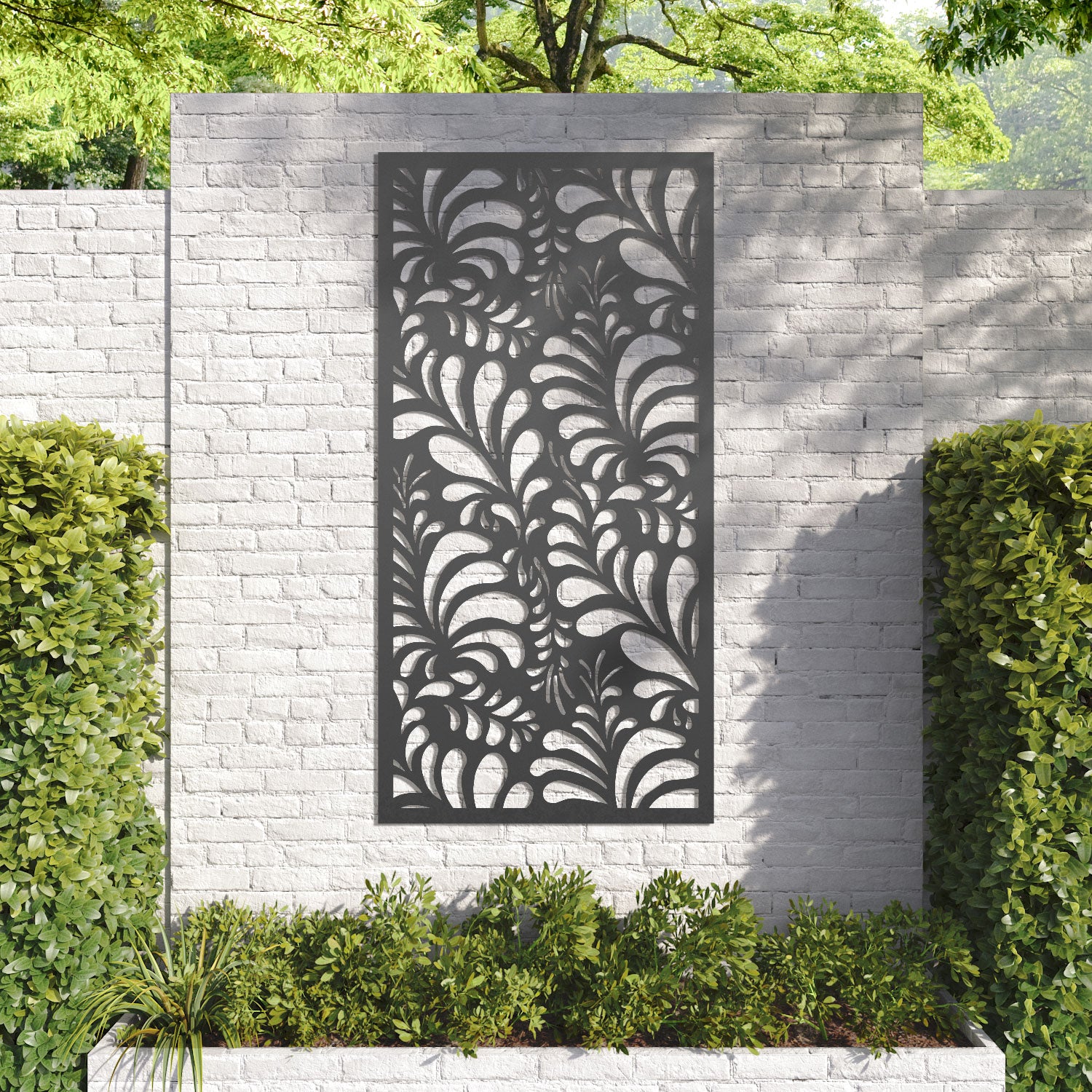 Petal decorative panel
