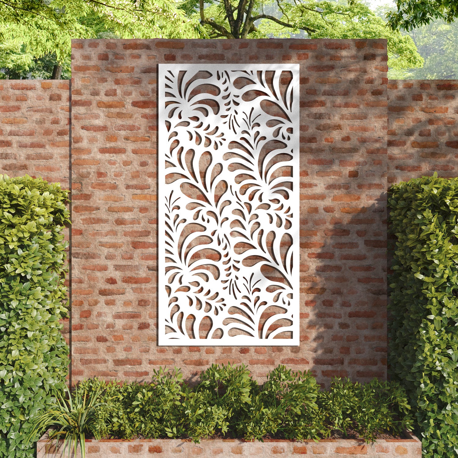 Petal decorative panel