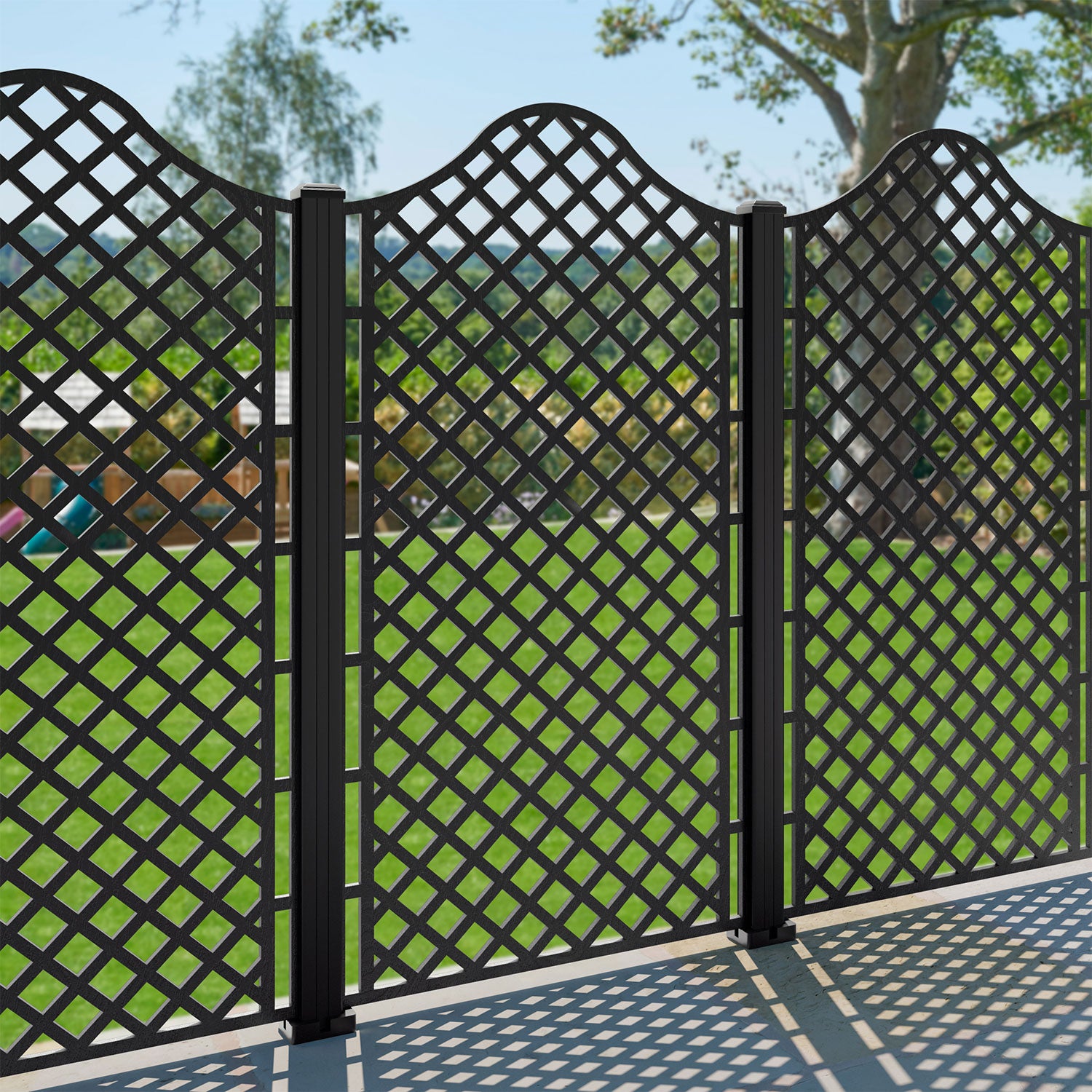 Beaumont Decorative Fence - 90x180cm - with our composite posts
