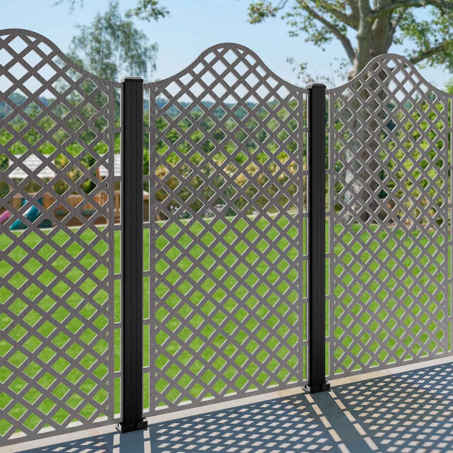 Beaumont Decorative Fence - 90x180cm - with our composite posts