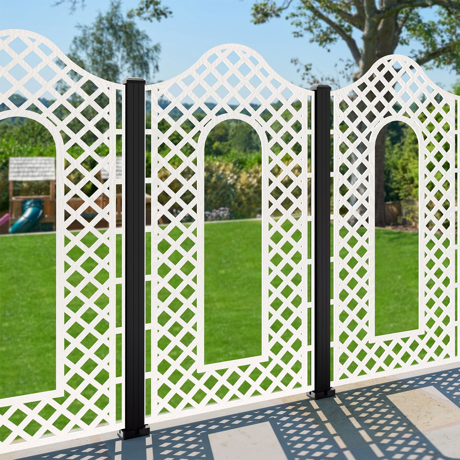 Burford Decorative Fence - 90x180cm - with our composite posts