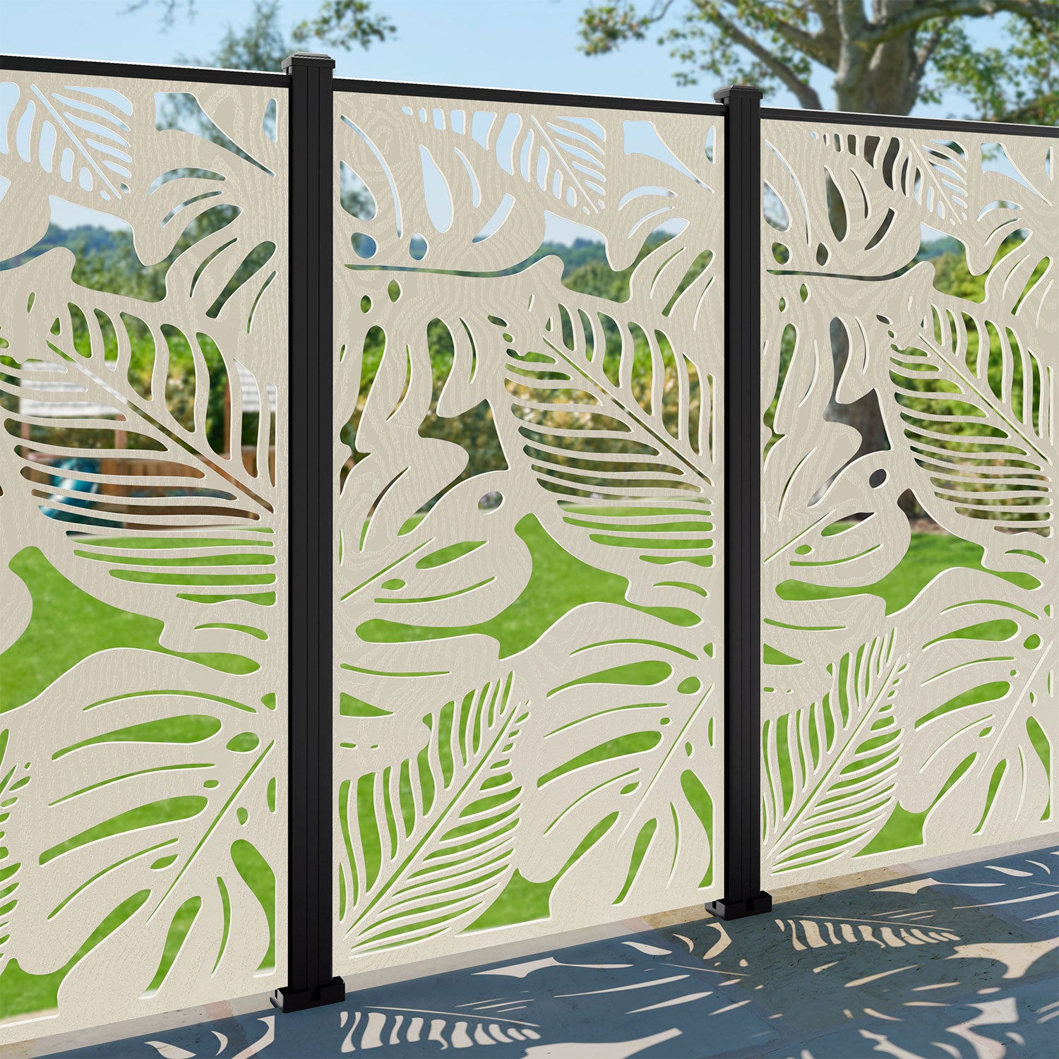 Fauna Decorative Fence - 90x180cm - with our composite posts