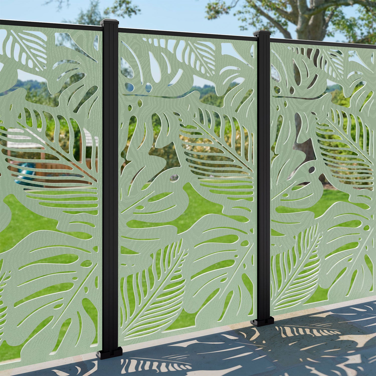 Fauna Decorative Fence - 90x180cm - with our composite posts