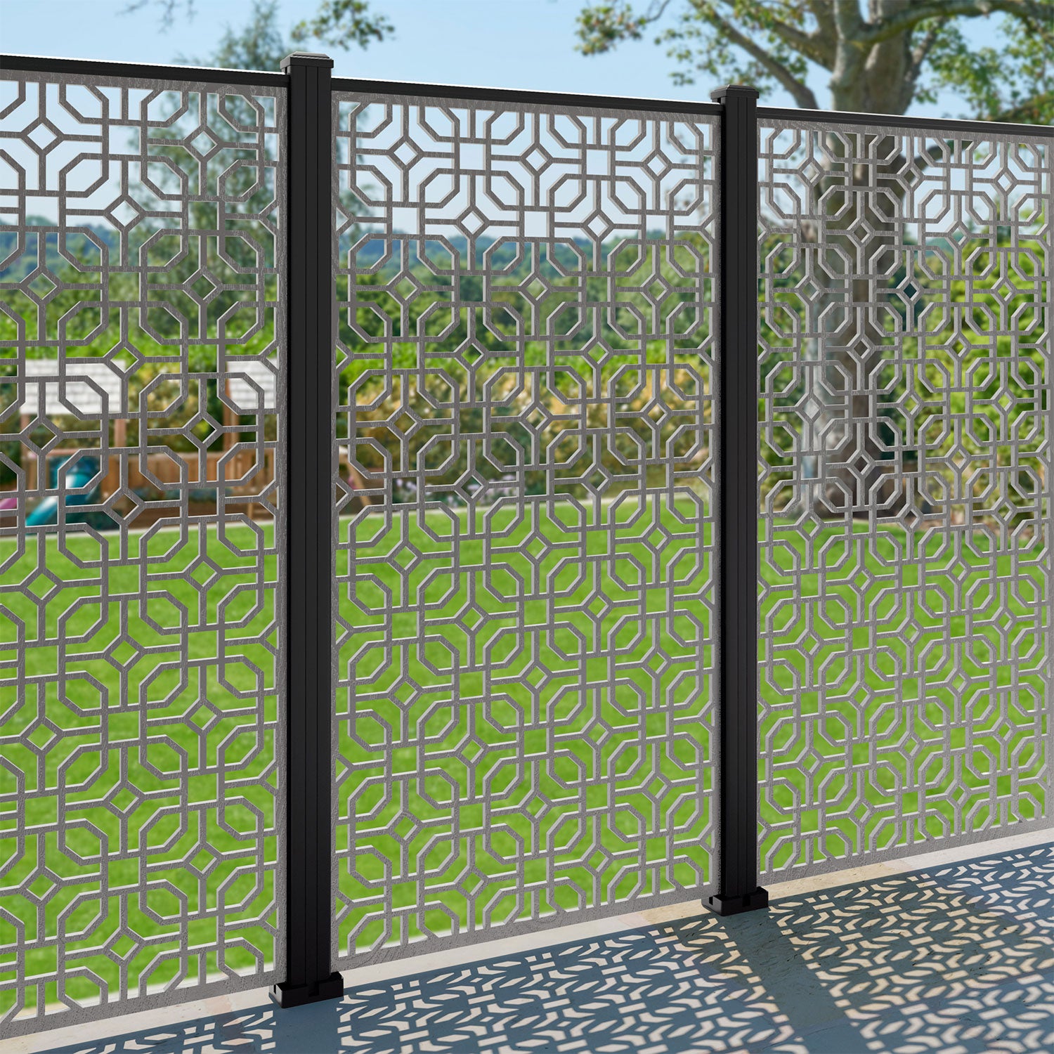 Micro Decorative Fence - 90x180cm - with our aluminium posts