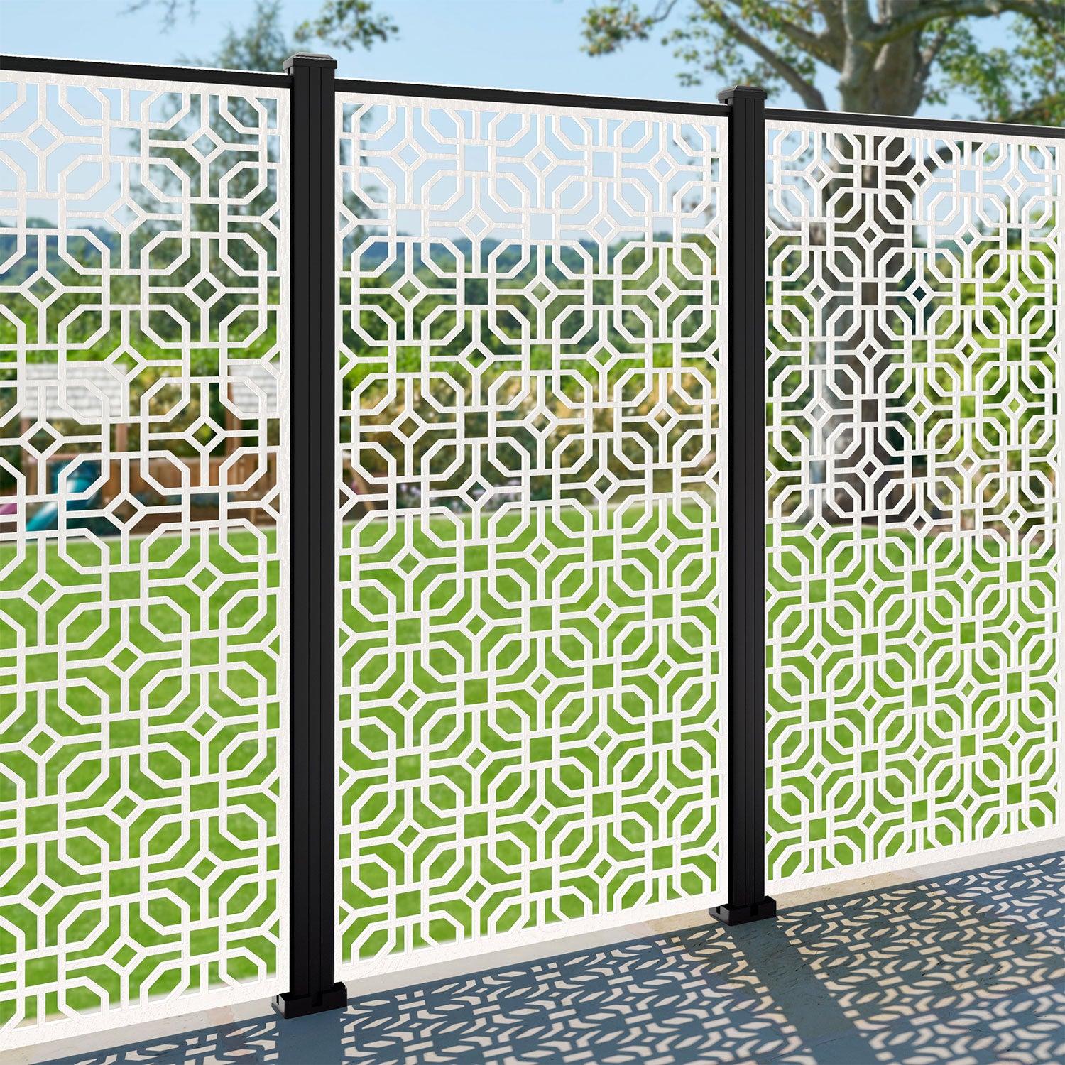 Micro Decorative Fence - 90x180cm - with our aluminium posts