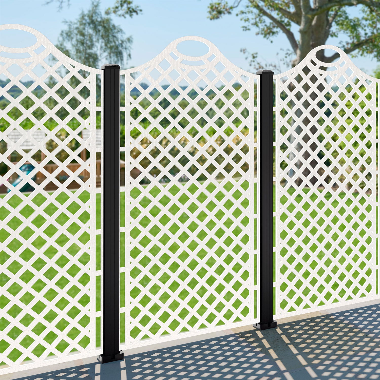Oxford Decorative Fence - 90x180cm - with our composite posts