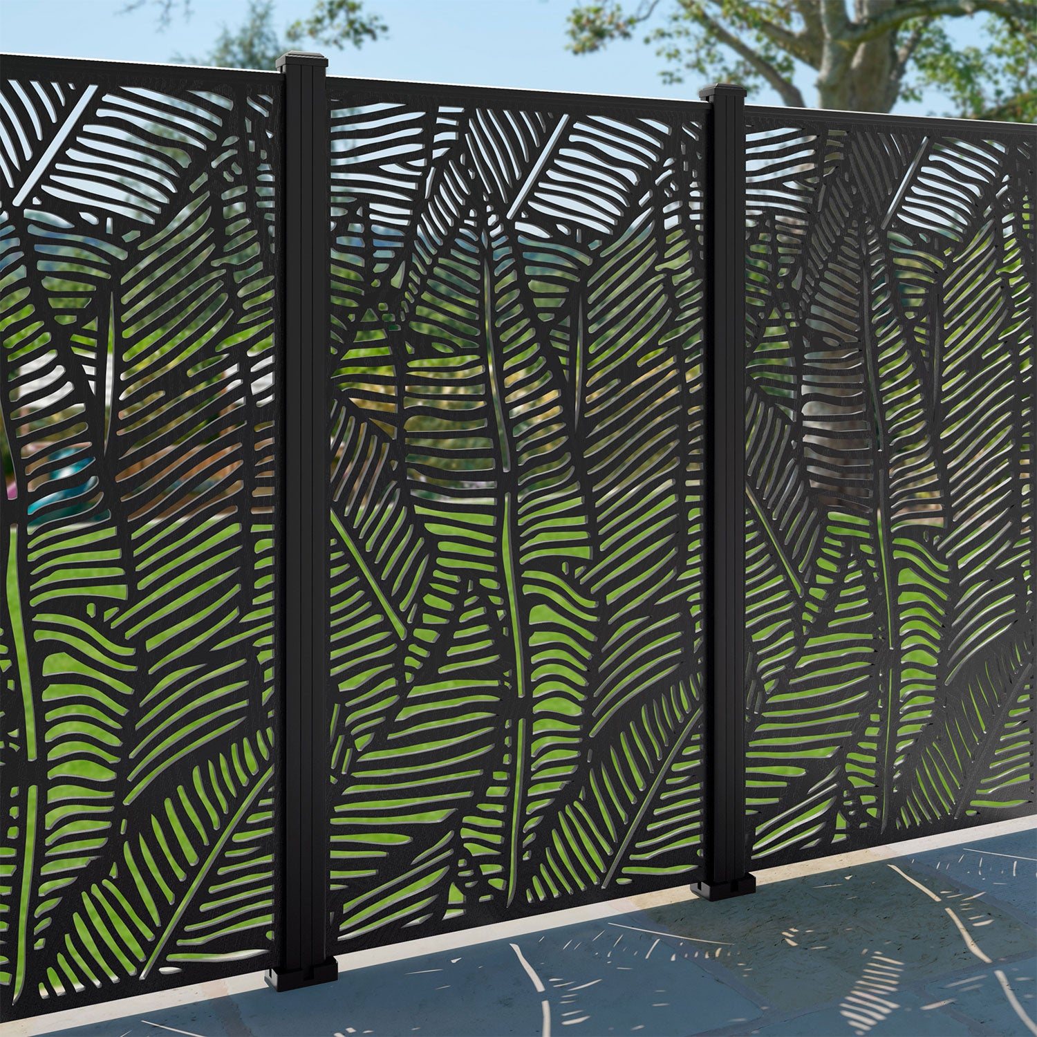 Quill Decorative Fence - 90x180cm - with our aluminium posts
