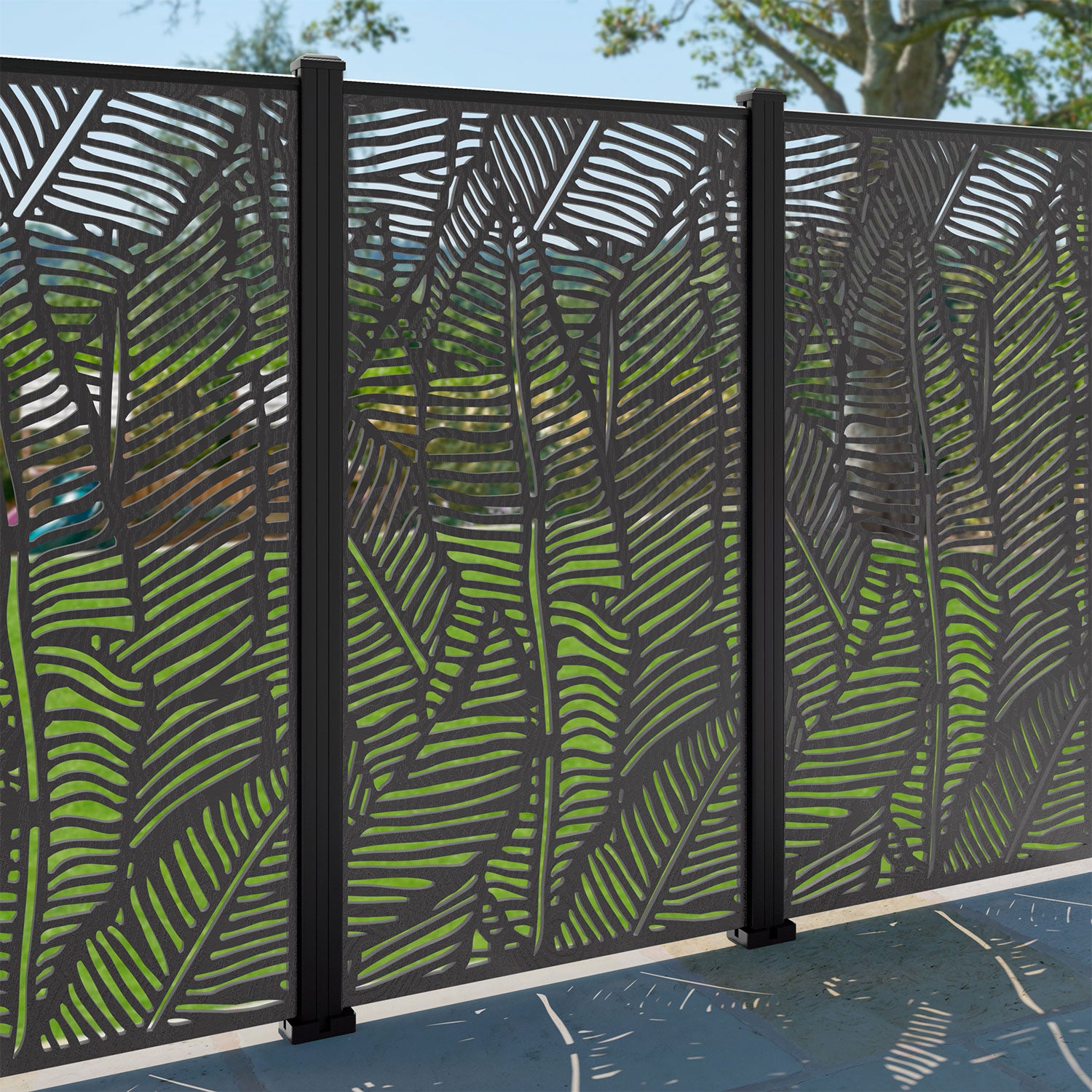 Quill Decorative Fence - 90x180cm - with our aluminium posts