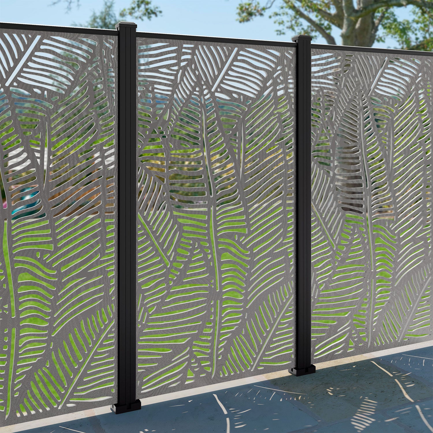 Quill Decorative Fence - 90x180cm - with our aluminium posts