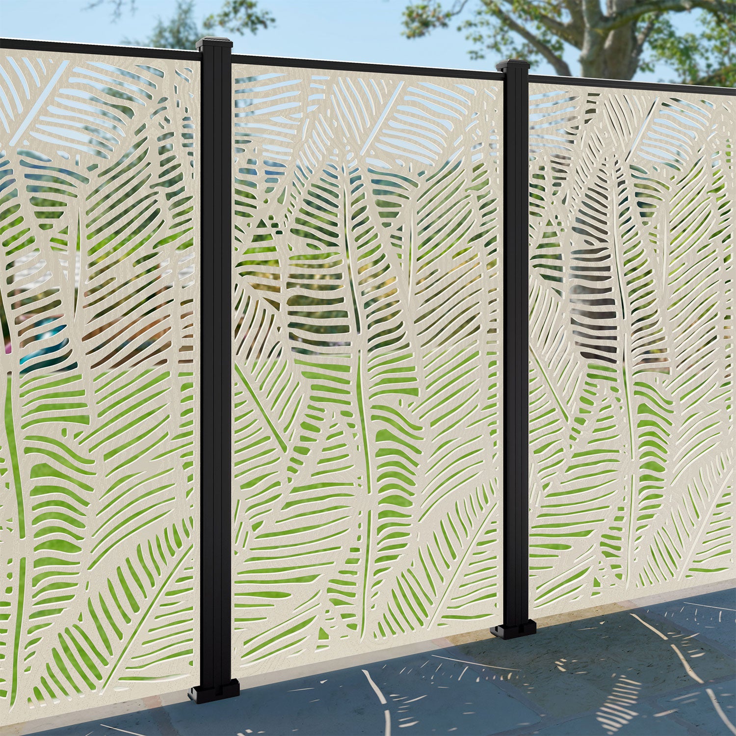 Quill Decorative Fence - 90x180cm - with our aluminium posts
