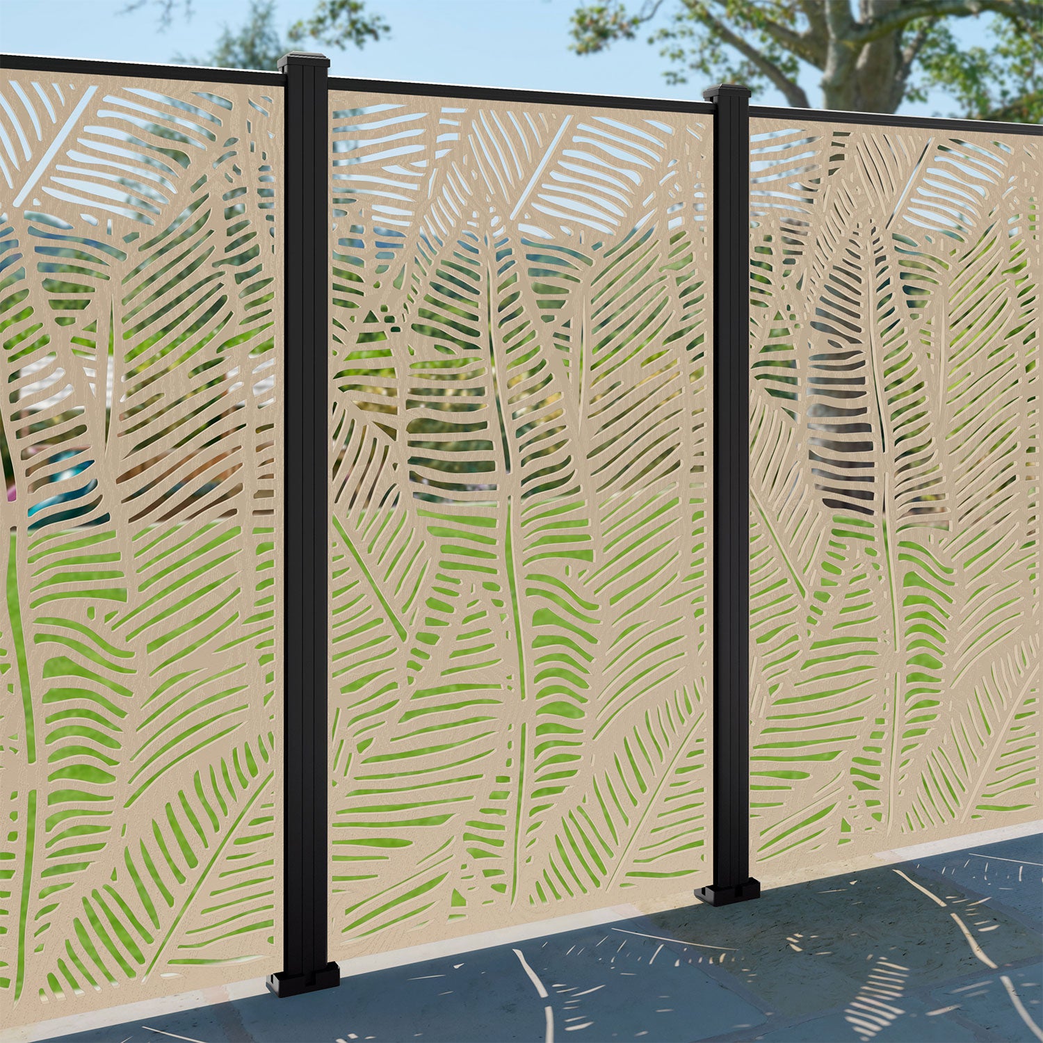 Quill Decorative Fence - 90x180cm - with our composite posts