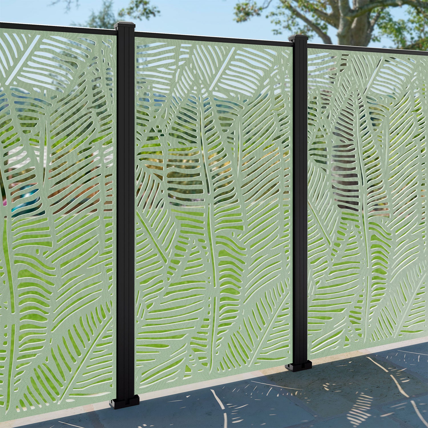 Quill Decorative Fence - 90x180cm - with our aluminium posts