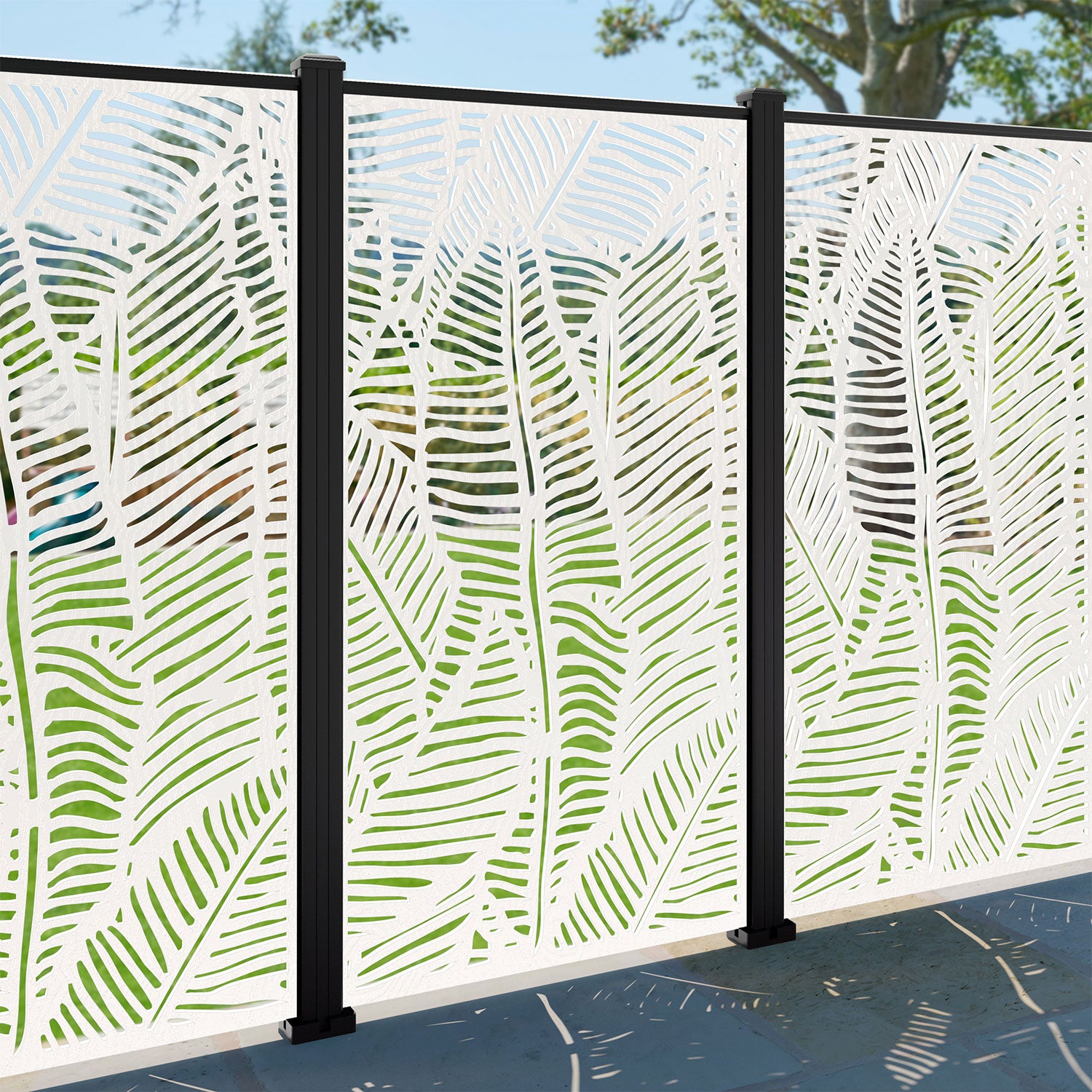Quill Decorative Fence - 90x180cm - with our aluminium posts