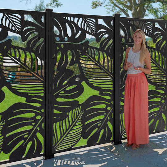 Fauna Decorative Fence - 90x180cm - with our composite posts