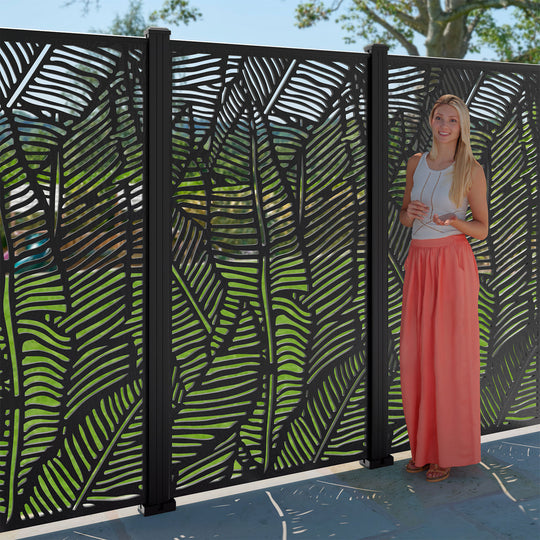 Quill Decorative Fence - 90x180cm - with our composite posts