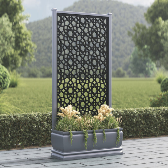 Abbey - Large Planter - Ambar Screen
