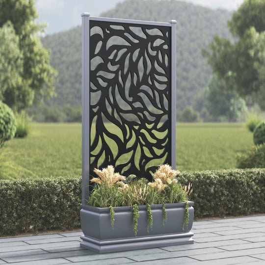Abbey - Large Planter - Plume Screen