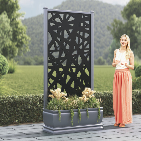 Abbey - Large Planter - Prism Screen
