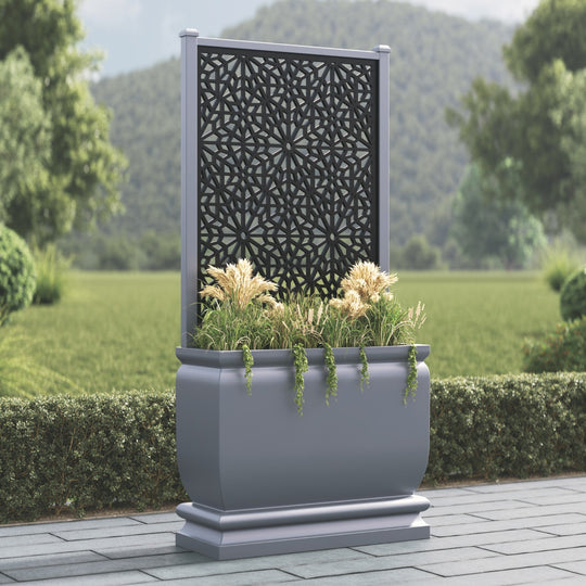 Abbey - Large Tall Planter - Alnara Screen